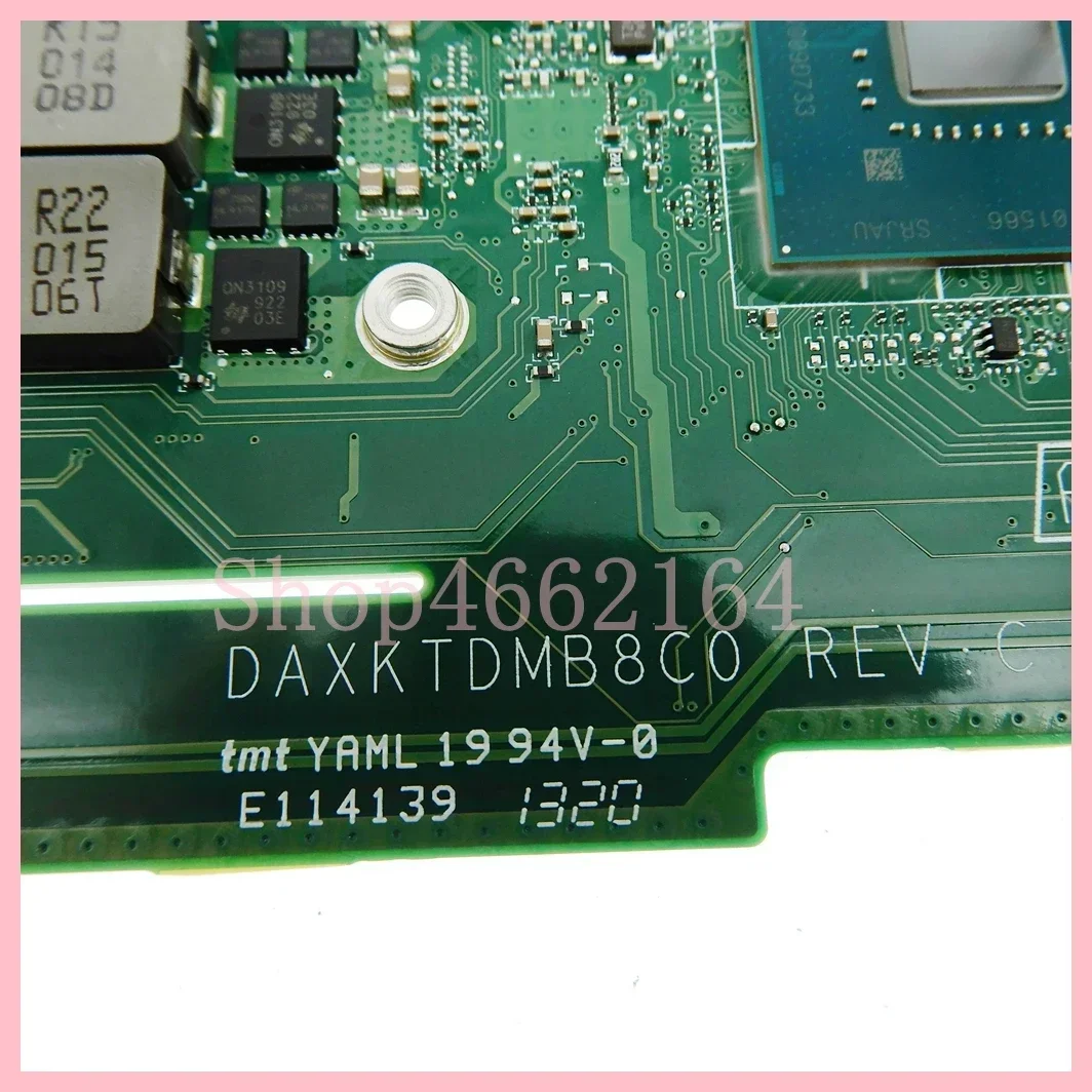 DAXKTDMB8C0 i5 i7-10th CPU GTX1650ti 4GB/8GB Mainboard For Asus