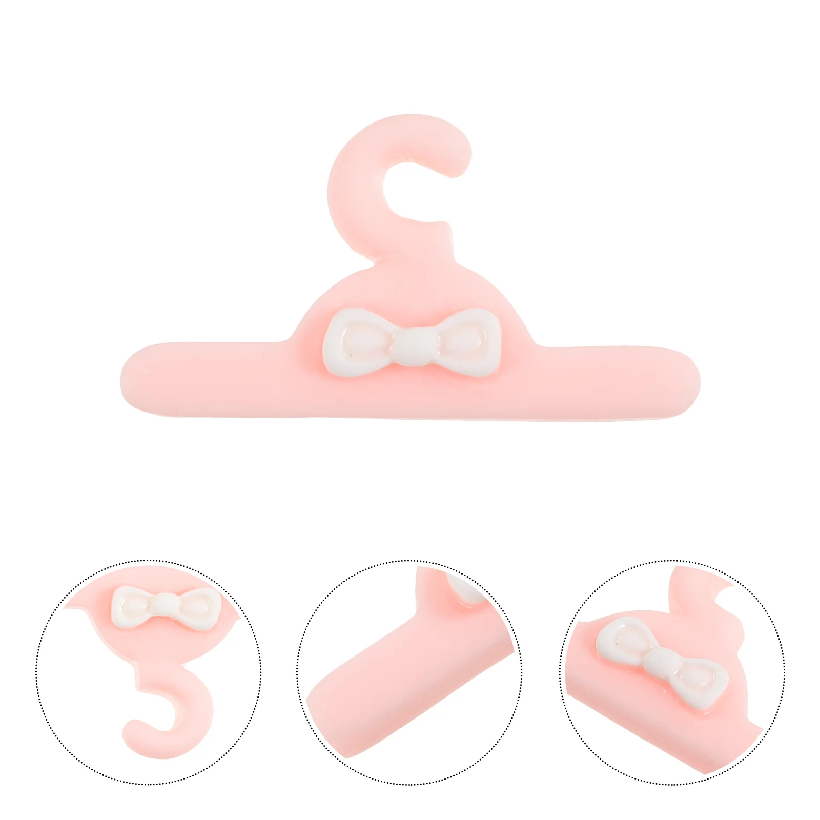 

10pcs Hangers Coats Hangers Clothes Hanger Small Iron Hanger Mini House Decor