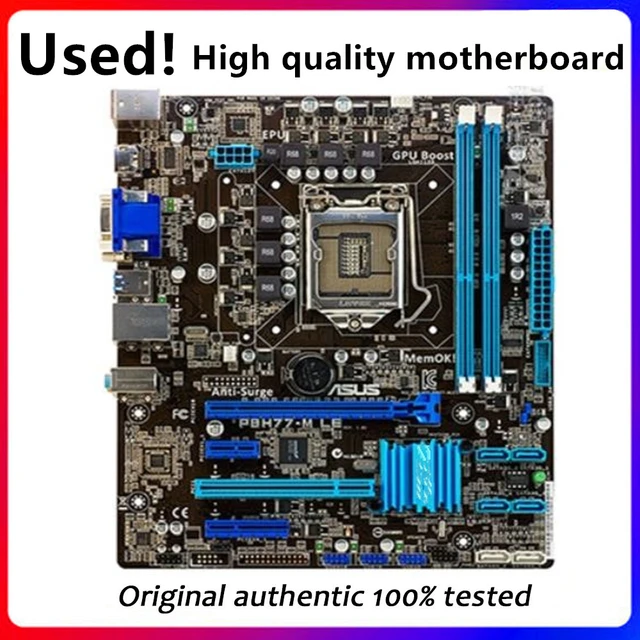 P8H77-M asus P8H77-Mルコンピュータのマザーボードlga 1155 DDR3 ...