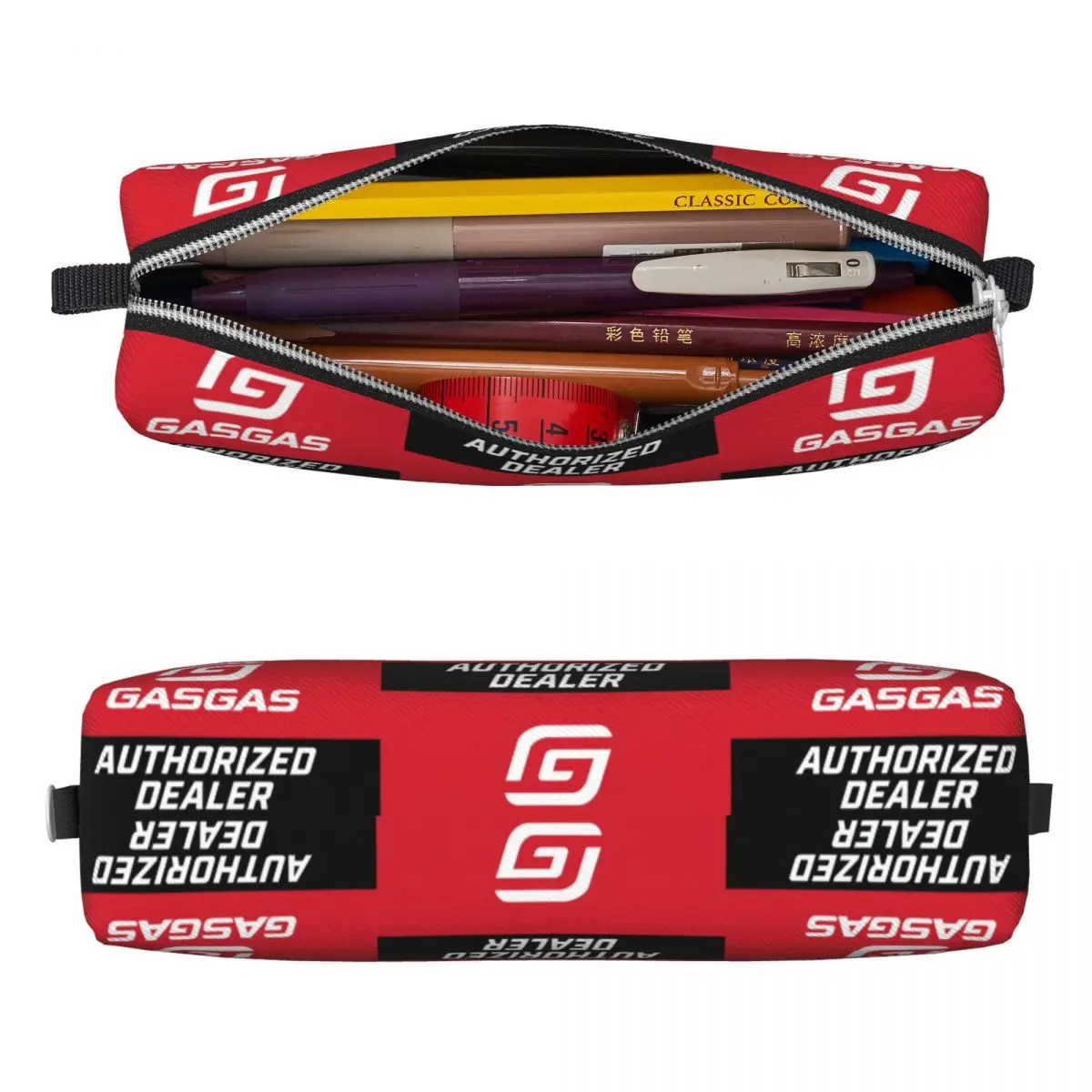 GasGas Pencil Cases Enduro Motorcycle Mountain Bike Pencil Box Pen For Student Big Capacity Bag School Supplies Gifts pencil cases stationery box