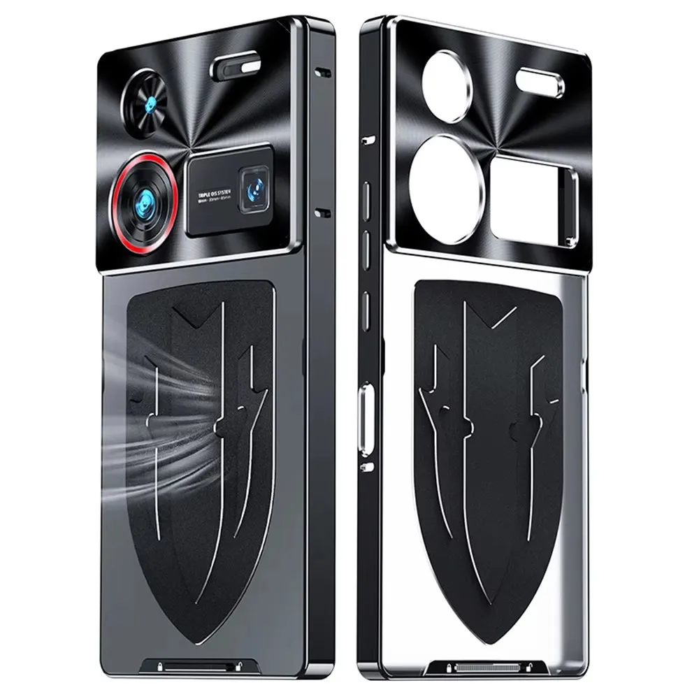 Shockproof Metal Bumper Frame Case with Premium Graphene Heat Dissipation and Aluminum Lens Protection