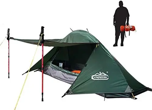 

Person Tent for Camping Hiking Mountain Hunting Backpacking Tents 4 Season Resistance to Windproof Rainproof and Waterproof