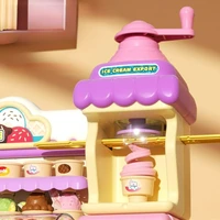 Ice Cream Machine Toy Car Favorite Of Girls Ice Cream Production Scenarios Series Children Toys Birthday Christmas Gift For Kids 2