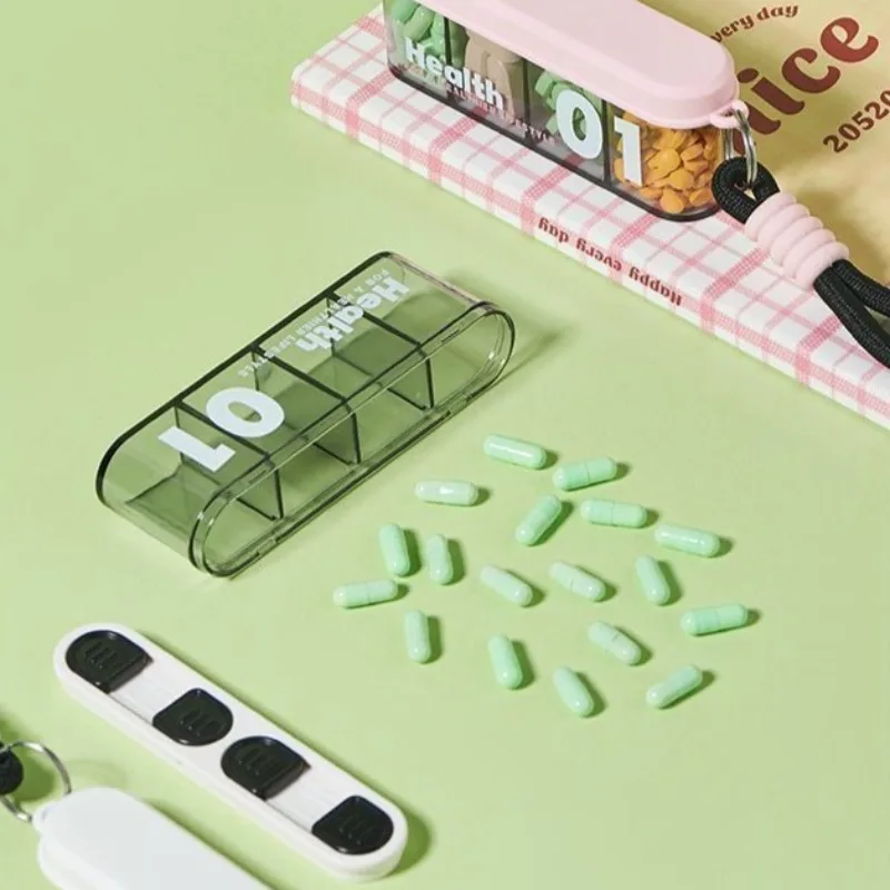 New Pill Organizer Weekly Sealed Medicine Box Convenient Portable Medicine Packaging Box  Mini Pill Storage