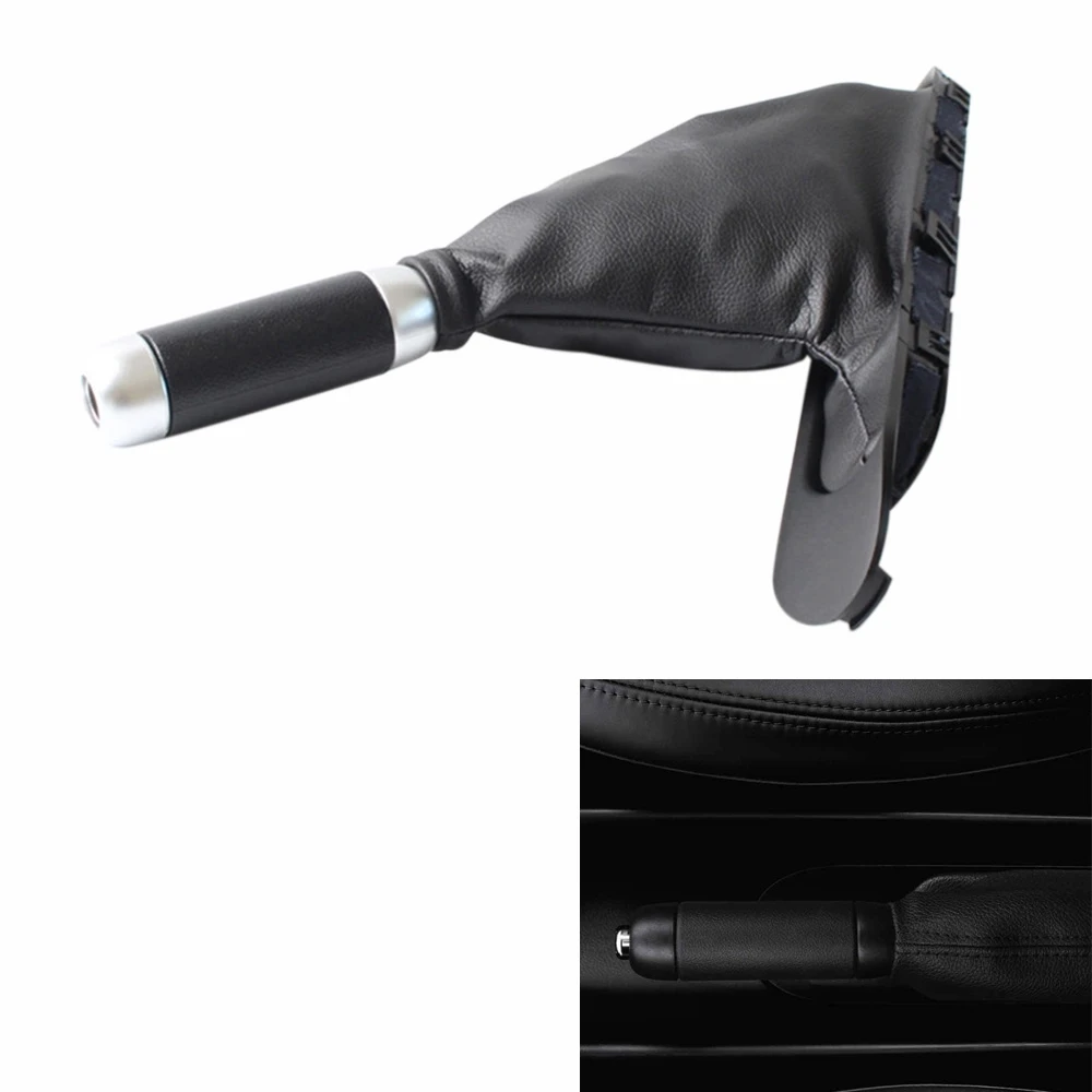 Car Console Handbrake Handle Panel with Handbrake Boot for MINI Cooper F55 F56 F57 Countryman Armrest Box hand brake cover,car interior accessories