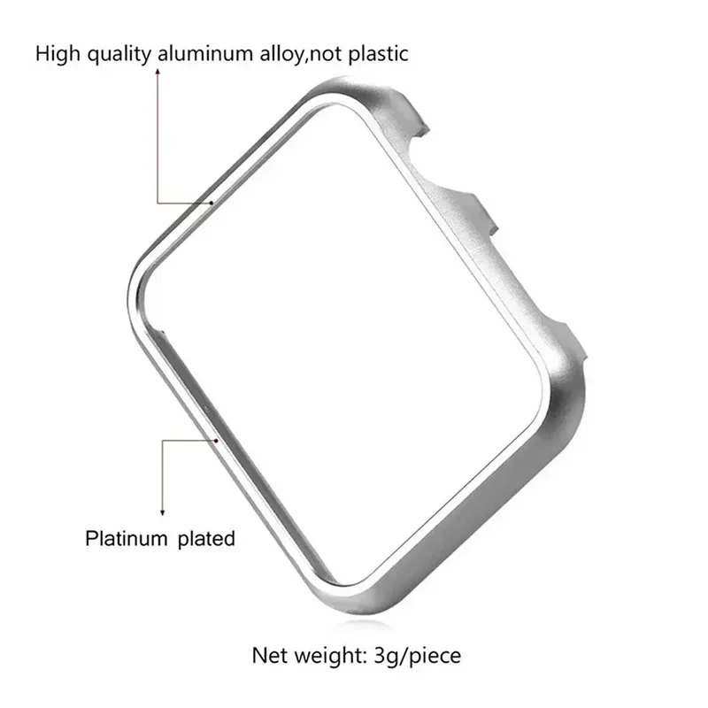 Premium Aluminium Cover for Apple Watch - Bumper Frame Protector