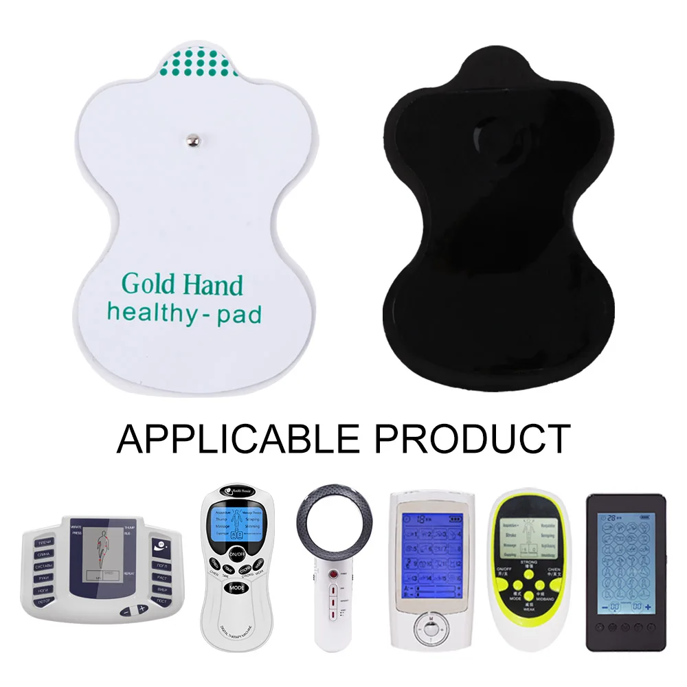 Electrode Pads 10 pads Healthy Massage Tens Electrode Pad Electric Therapeutic Muscle Stimulator Acupuncture Apparatus Adhesive Therapy