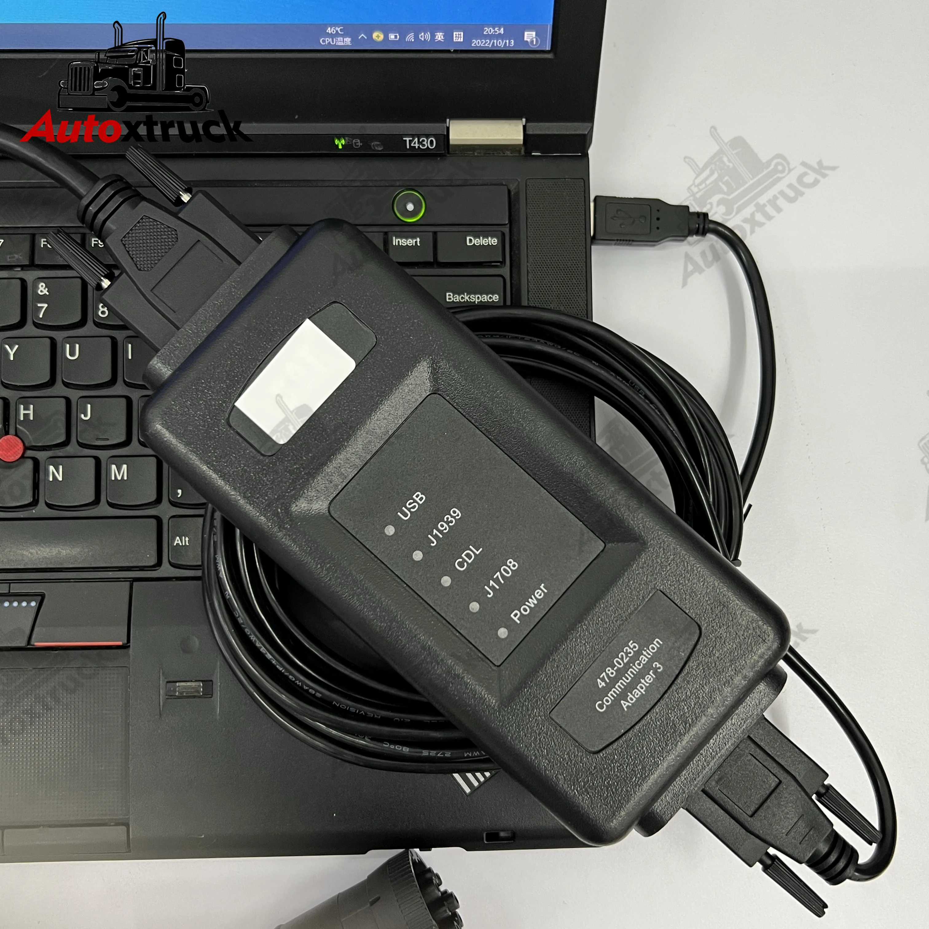 

2022 Communication Adapter 4 478-0235 For ET4 ET SIS with 9+14 pin cable Truck diagnostic tool