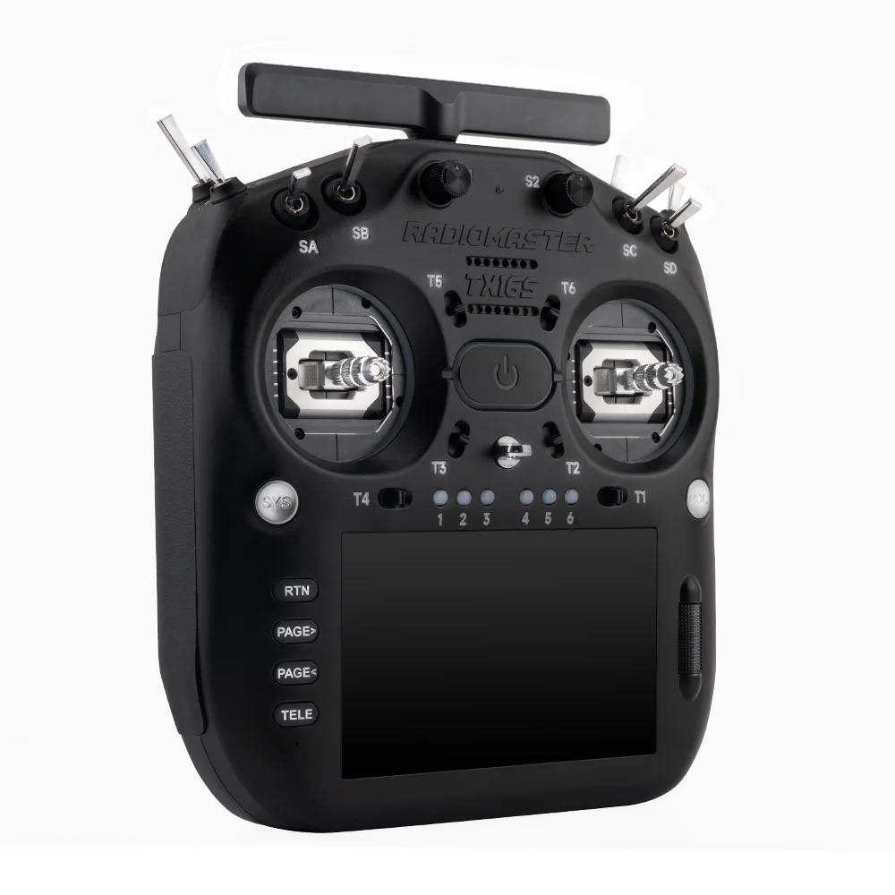 Détail des connectiques du Simulateur RC Transparent Charcoal et MK3 Black, ports visibles.