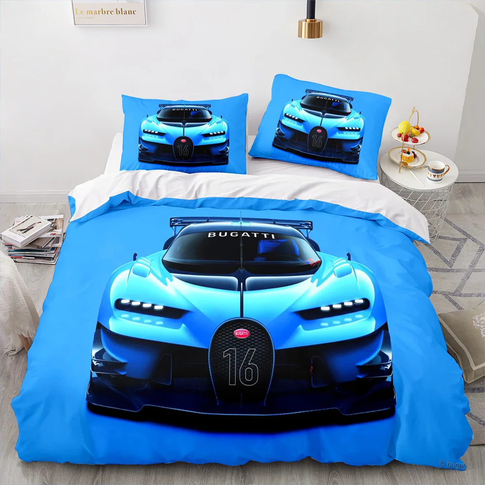 Sport Auto Bettbezug Sets Volle Größe, 3 stück Rennen Auto Bettwäsche Sets  mit Kissenbezüge für Jugendliche Jungen 2/3 stücke Polyester Quilt  Abdeckung - AliExpress