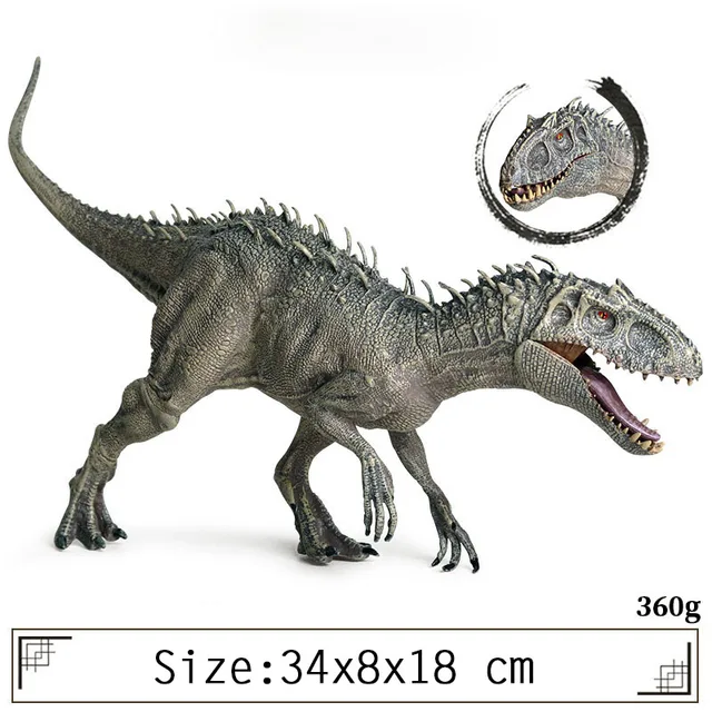 Simulation Dinosaur Jurassic Ocean World Indominus Rex Collection Animal Figure Toys Realistic Large Dinosaur Model Decoration 2