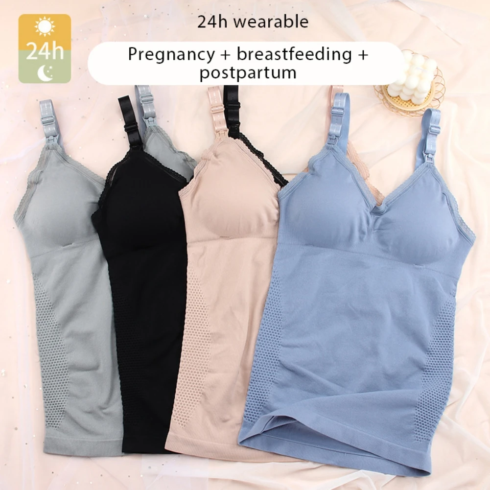 Nursing Tank Top Maternity Clothing Breastfeeding Vest Women Pregnant maternity tank tops maternity tank top