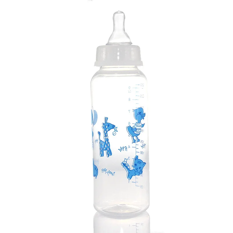 250ML Baby Bottle Infant Newborn Children Learn Feeding Drinking Milk Bottles Portable Breast Nipple Bottles Random Pattern water bottle,milk bottle,feeding bottle
