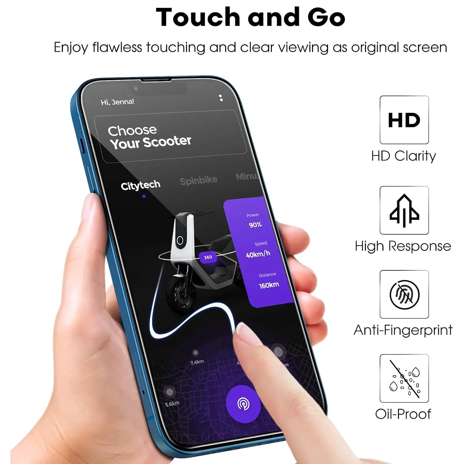 Premium 3-Pack Tempered Glass Screen Protectors