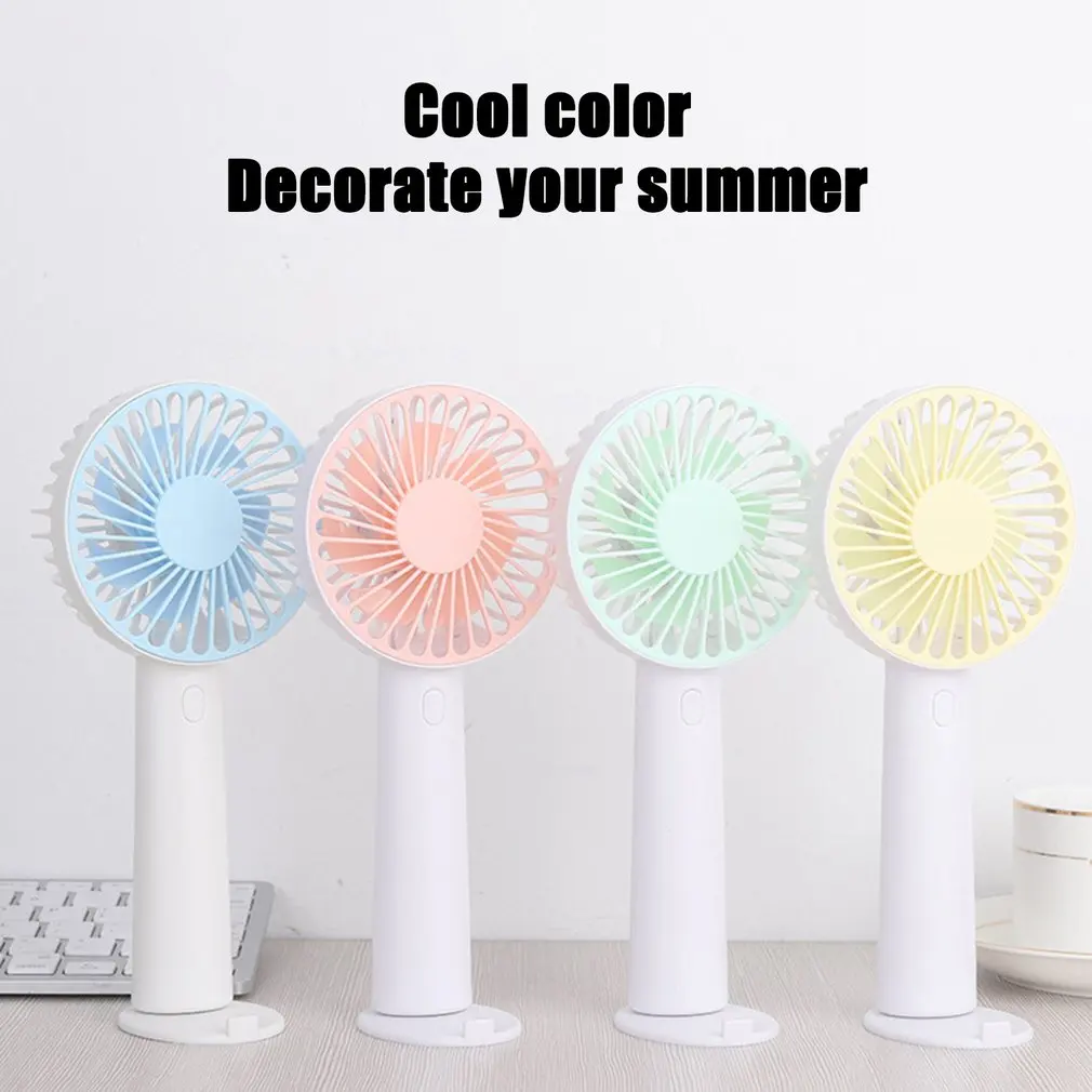

2 in1 Portable Handheld USB Rechargeable Fan Desktop Air Cooler Outdoor Fan Cooling Travel Hand Fans Phone Holder 1200Mah