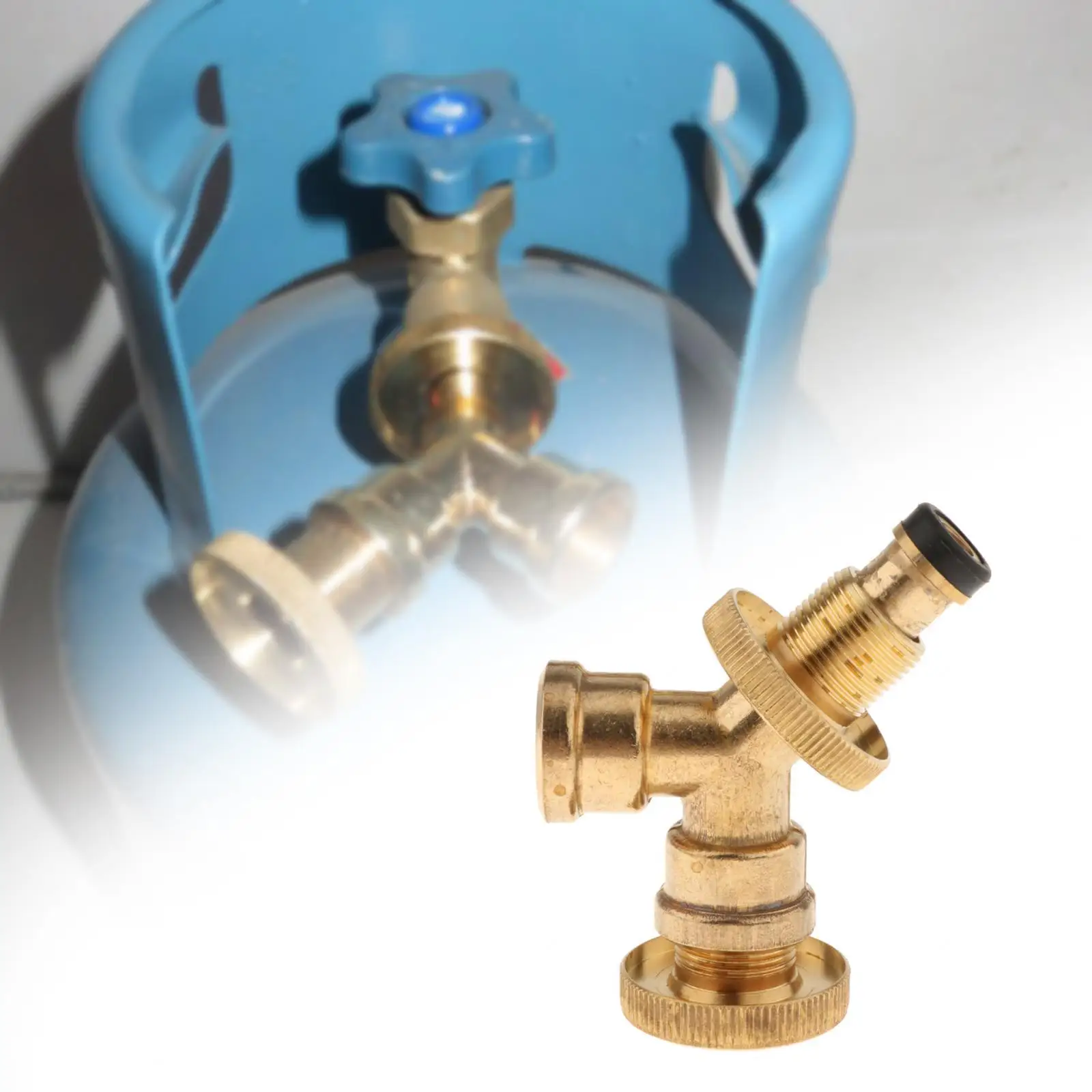 Propane Splitter Adapter Propane Hose Adapter for Home Camper Tabletop Grill