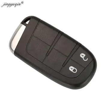 Keyforkess Smart Remote Car Key 433MHz 4A PCF7953M AES Chip per Chrysler 200 300 Dodge Charger Challenger 2019 Fob M3M-40821302 - Jingyuqin Smart Remote Car Key 433MHz 4A PCF7953M AES Chip per Chrysler 200 300 Dodge