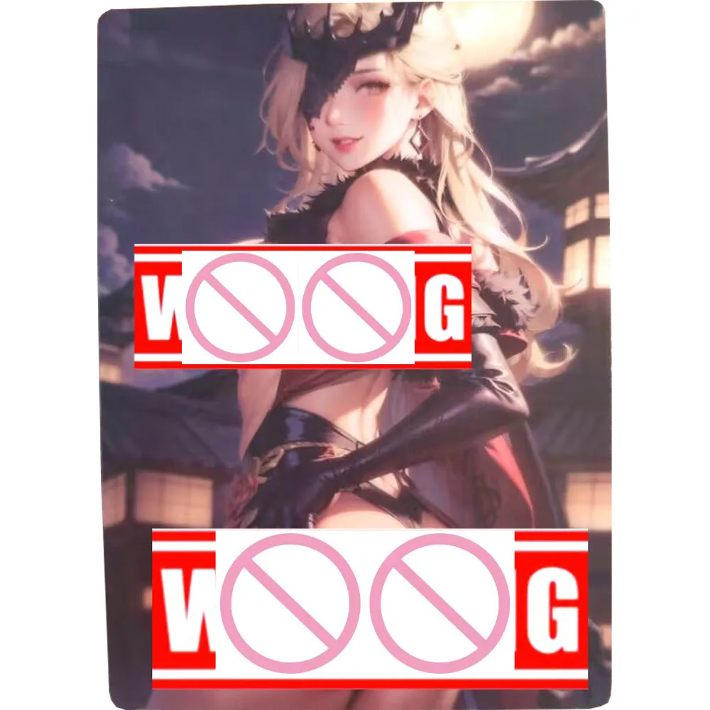 

Anime Nude Card Genshin Impact Rosalyne Uniform Charm Sexy Kawaii Girl Collection Card Anime Peripheral Otaku Gifts 63*88mm
