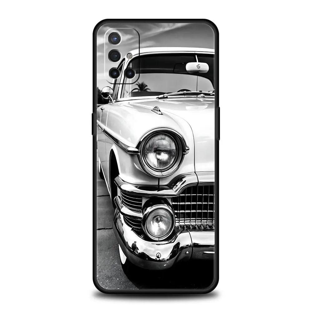 Premium Protective Smartphone Case - Black & White Car Design