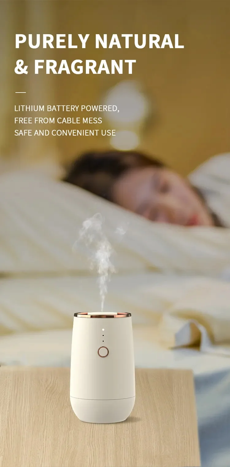 미니 자동차 무수 에센셜 오일 디퓨저 차량용 방향제 아로마테라피 디퓨저 휴대용 및 범용 가정용 공기청정기