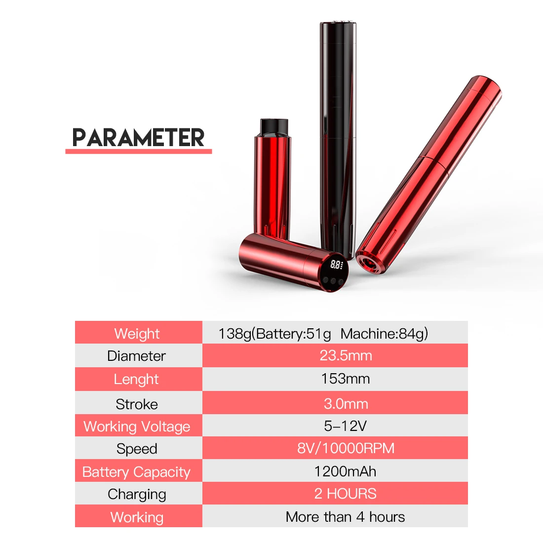 Mast Tattoo Tour Y22 Wireless Battery Coreless Motor Rotary Tattoo Machine Permanent Makeup Pen For Lip Eyebrow Selfcare tattoo supplies tattoo pen tattoo motor