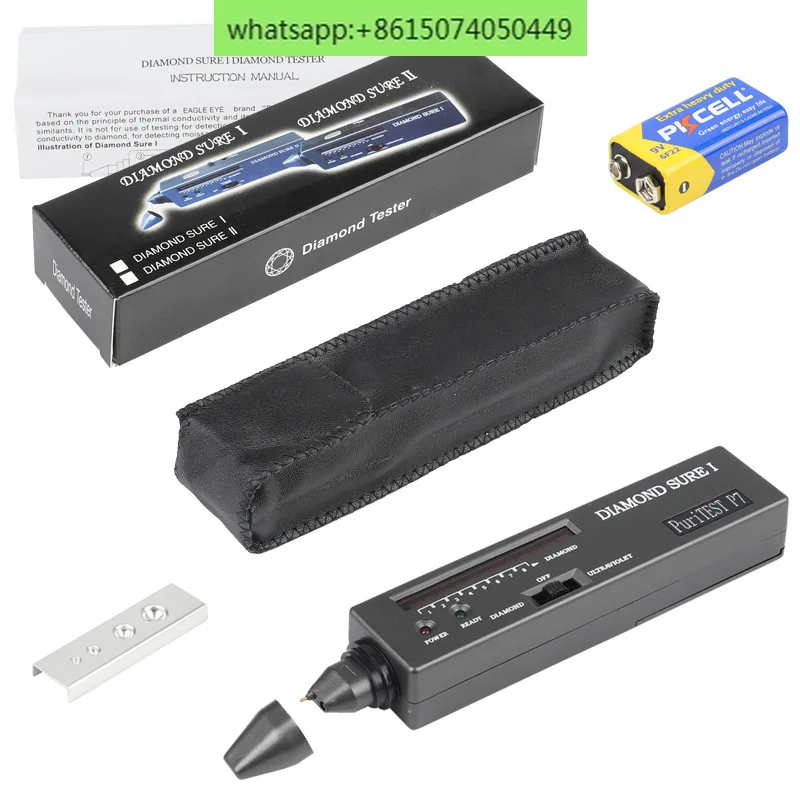 

Diamond Moissanite Detector Set Thermal Conductivity Meter Drill Pen Gem Identification Instrument Tools