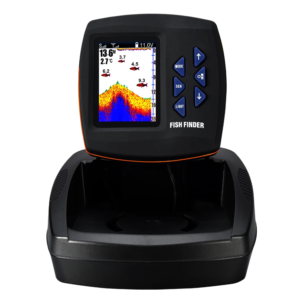 2011-5 500M Dual Motors Remote Control Bait Boat Ice Fishing Sonar Sensor Fish Finder For Bait Boat Fishing