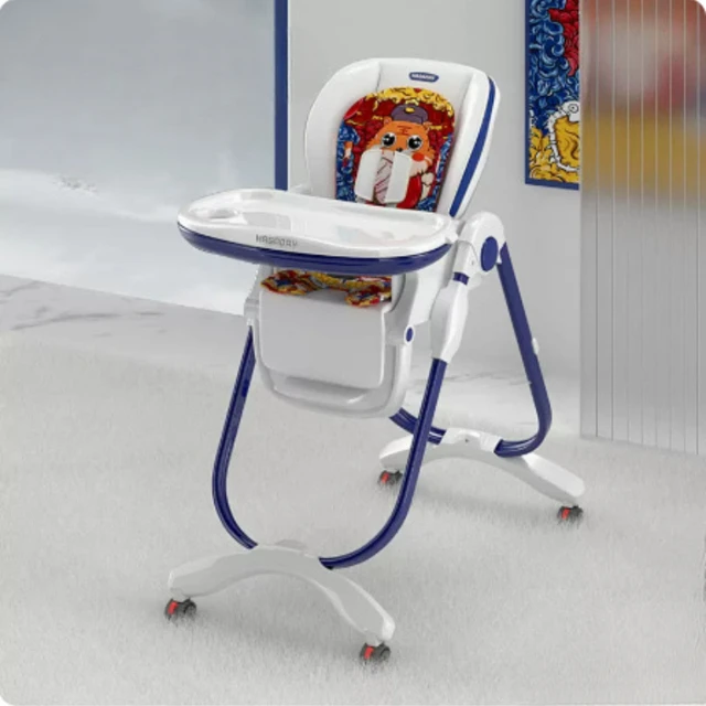 Baby Dining Chairs, Multi-functional Can Sit and Lie Table Infant Learning To Sit Highchair Children's Recliner Baby Seat Chair 3