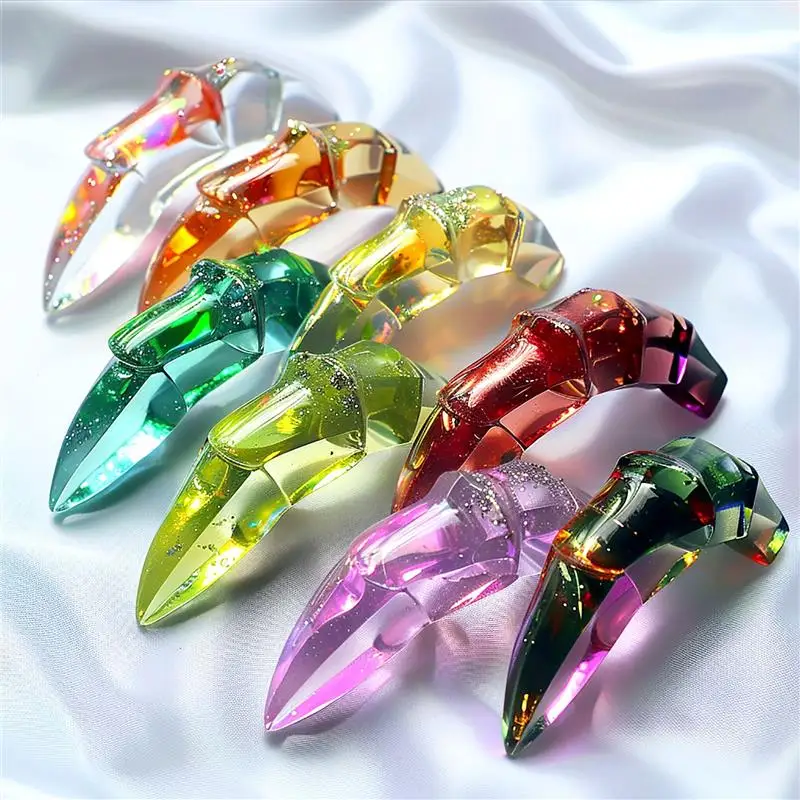 Vibrant Multicolor High-Transparency Glitter UV Epoxy Resin for DIY Jewelry and Home Décor Crafting