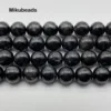 Wholesale Natural 8mm Garnet With Astrophyllite Symbiosis Smooth Round Loose Beads For Making Jewelry DIY Necklace Bracelet 1