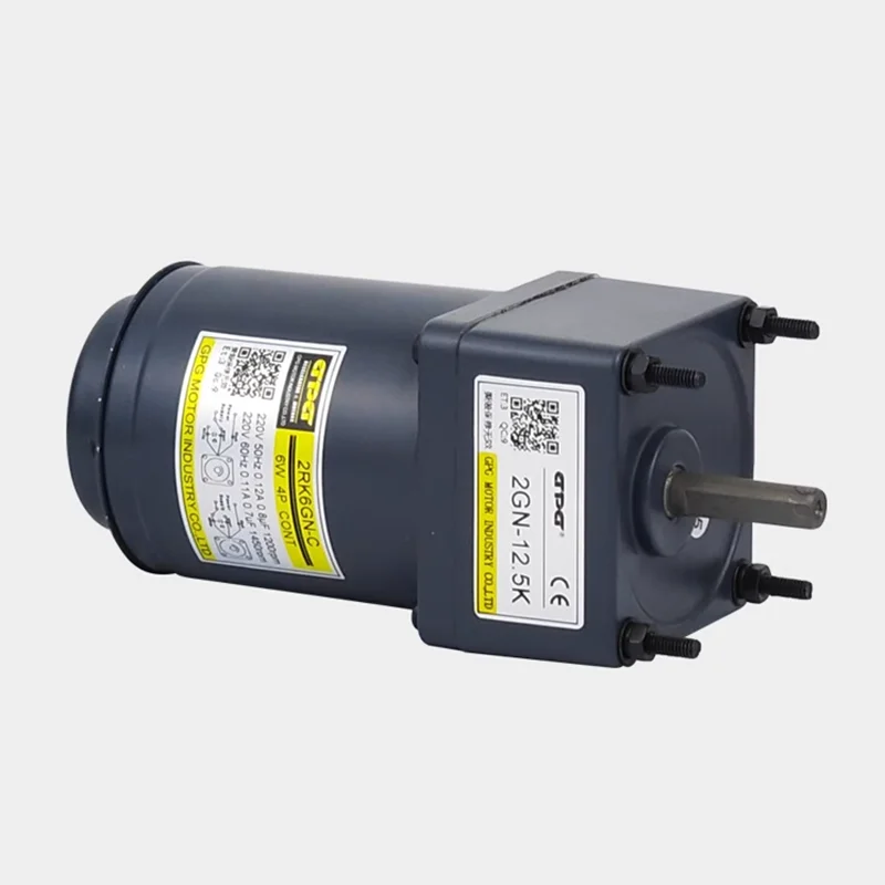 정방향 및 역방향 단상 AC 모터, 2RK10GN-C 고정 속도 댐핑, 10W, 220V