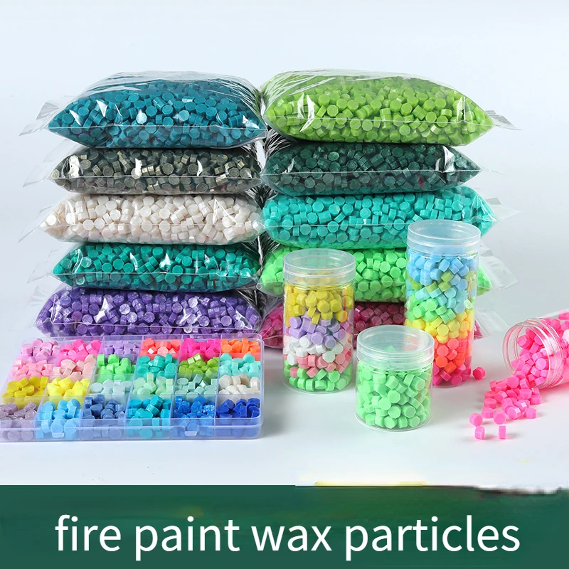 1850 Pz/Borsa Fire Paint Wax Grain Creative Vintage Octagon Wax Seal Material Per Invito Busta Sealing Craft