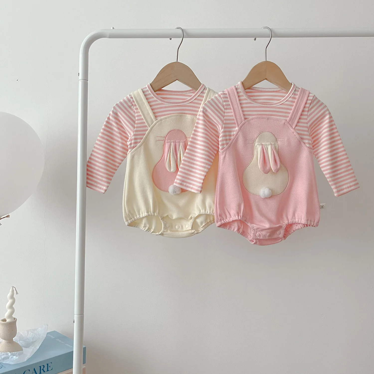 Autumn Baby Girls Long Sleeve One Piece Toddler Outfit