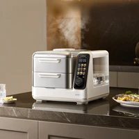 Electric Steamer Stainless Steel Intelligent Multi-function Double-layer Large-capacity Cooking Integrated Reservation Steam Pot 1