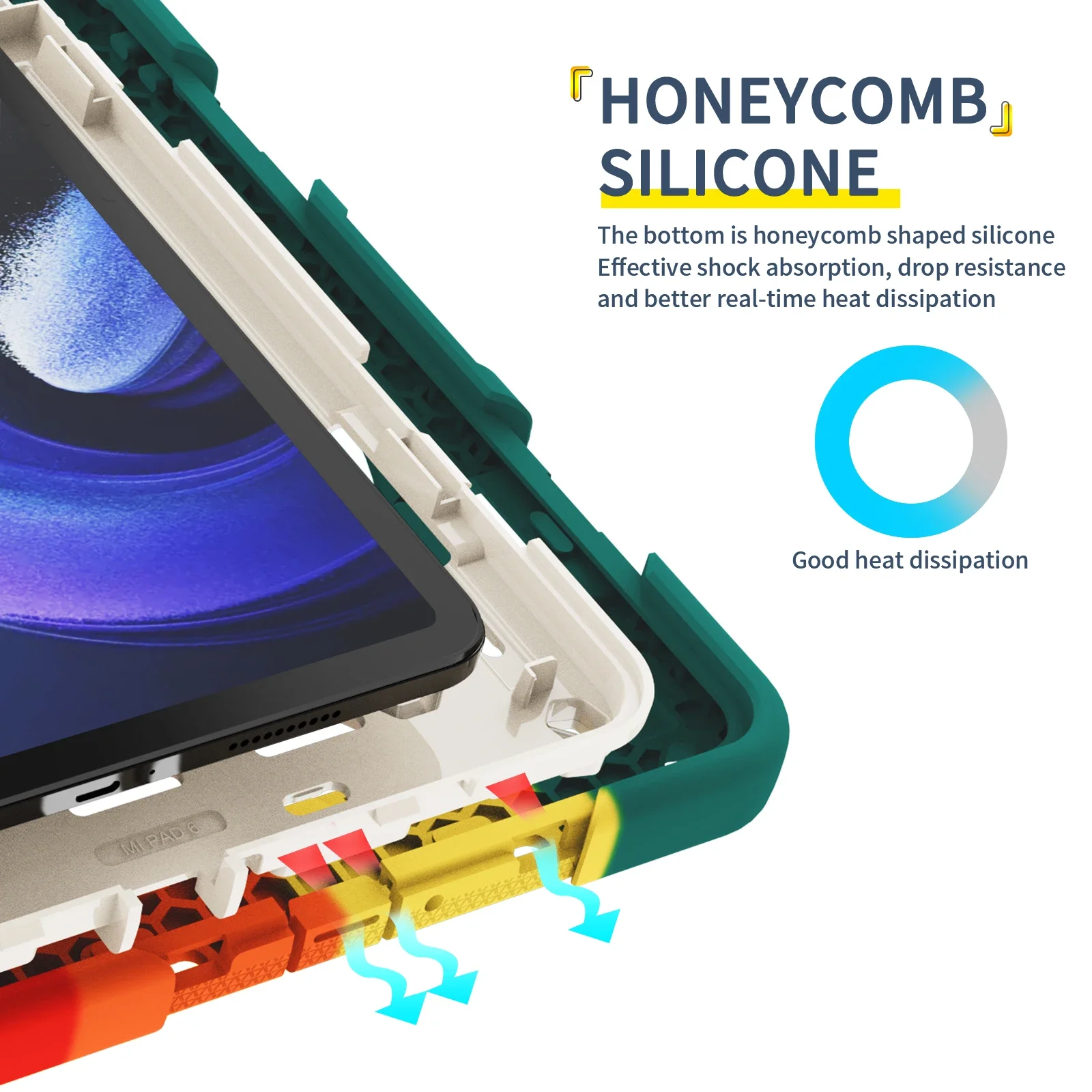 Capa Rotativa para Xiaomi Pad Capa Infantil Suporte de Armadura Tablet Shell Xiaomi Pad Pro 11 5pro 12.4 10.61 2023 - Imagem 5
