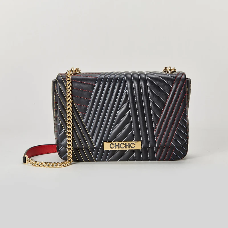 

Fashionable and Minimalist Solid Color Design Women's New Handbag Exquisite and Versatile Chain Shoulder Strap