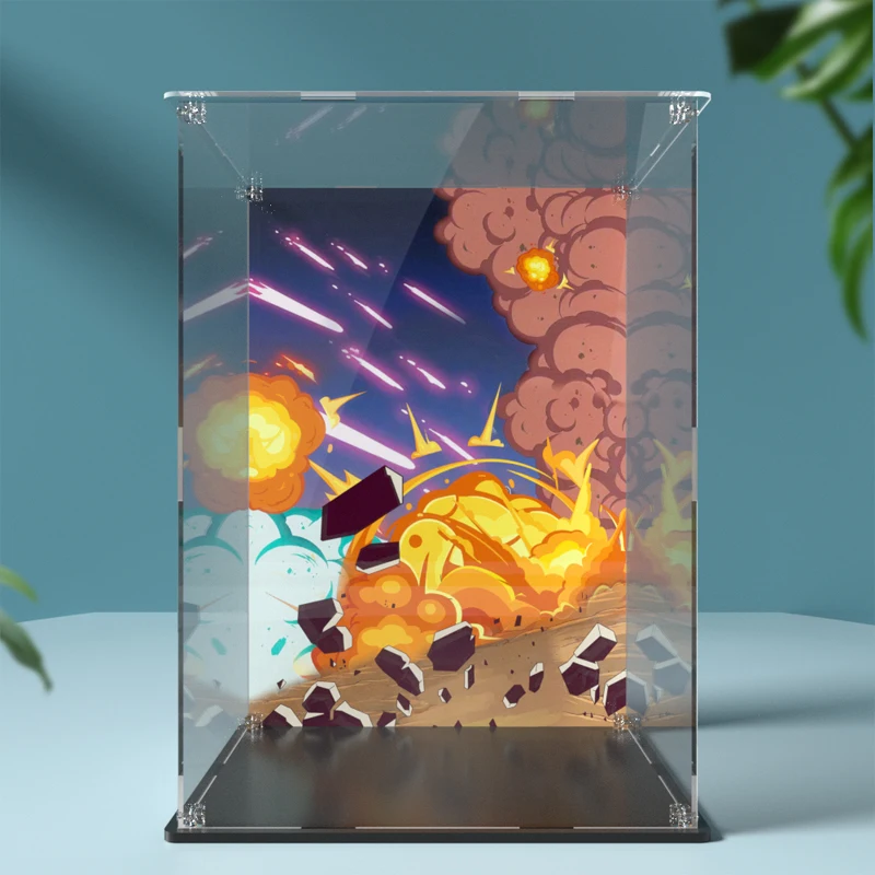 Acrylic display box for lego 10302 display case for Optimus Prime building block dustproof clear showcase toy bricks storage box 2