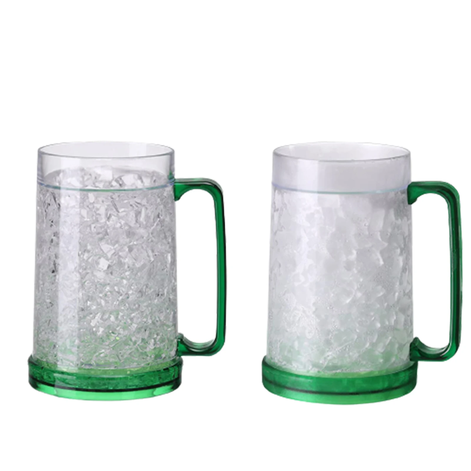 

Double Wall Freezable Cups Enjoy Ice Beverage Drinks Mugs for Beer Cola Beverage Juice