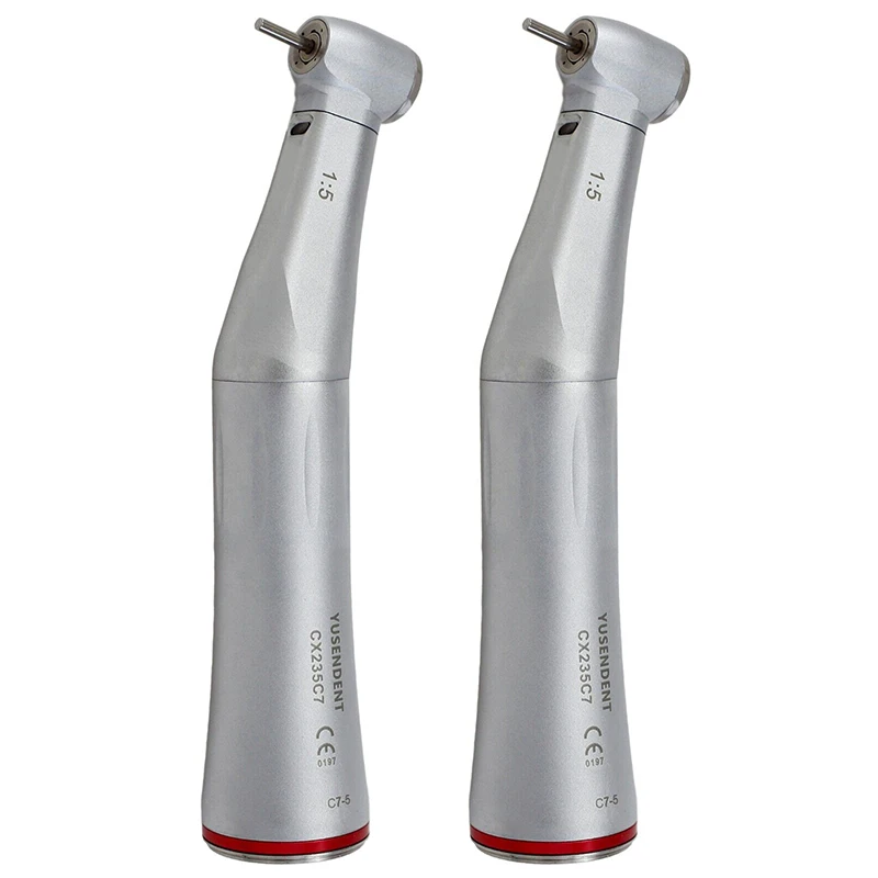 

hot sale Mini Head 1:5 Speed fiber optic LED Up waterproof den tal handpiece durable high-quality led low speed handpiece