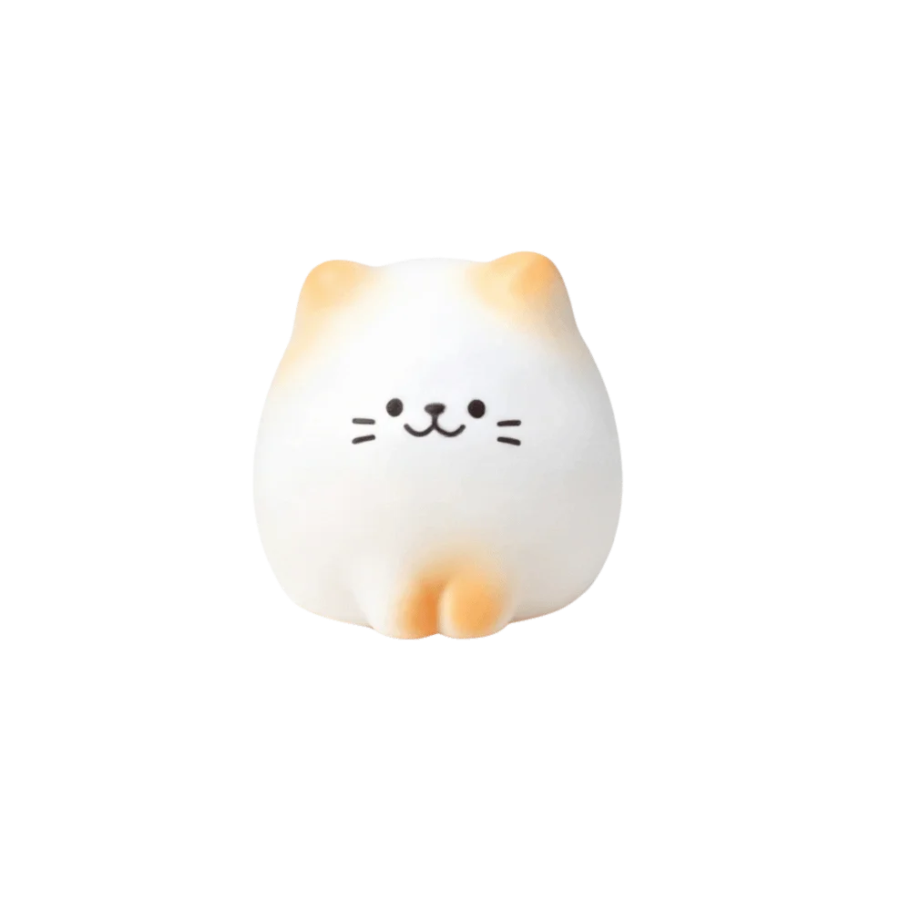 Charming DIY Cartoon Cat Resin Figurine - Kawaii Animal Home Decor Ornament