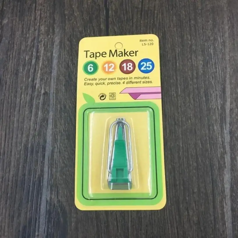 1 Pcs Splicing Cloth 4 Size Fabric Bias Tape Maker Binding Tool Quilting Sewing 6mm\12mm\18mm\25mm Craft DIY