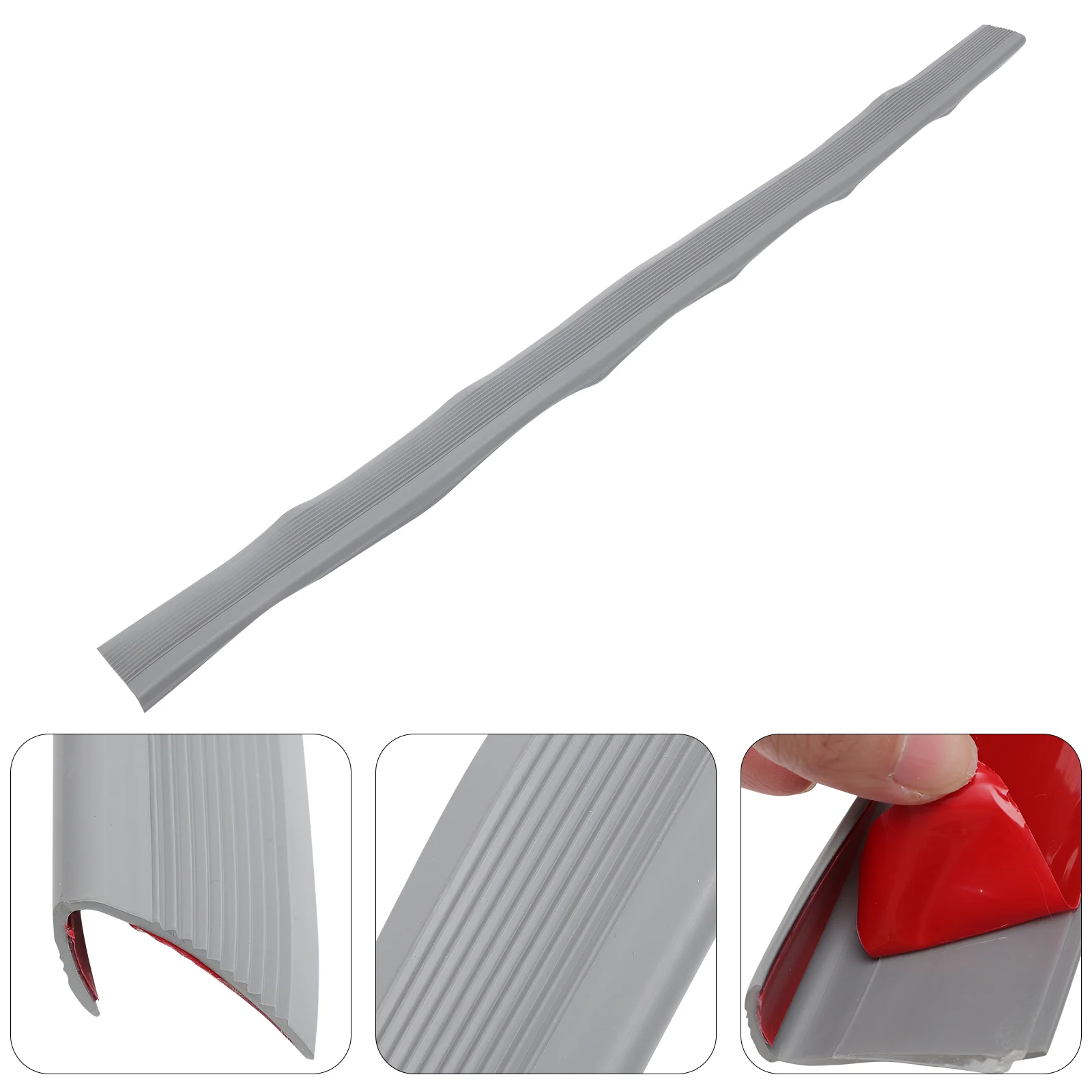 

Anti-skid Strip for Stairs Floor Transition Step Trim Nose Edging Vinyl Nosing Tread Edges Protectors Rubber Decor