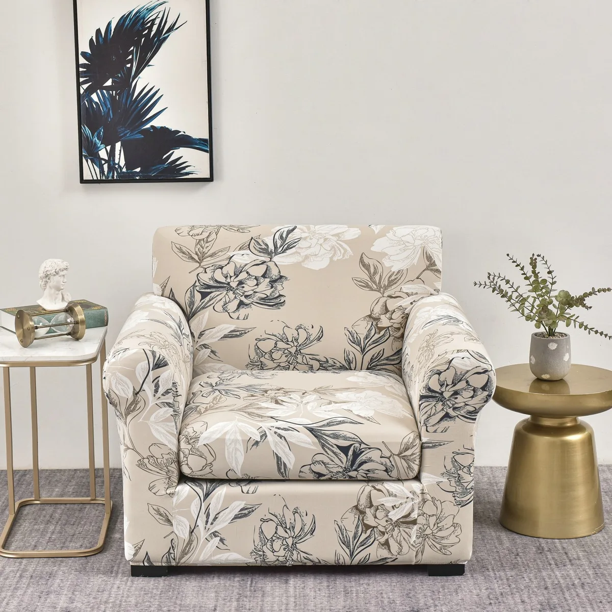 Elastic All Inclusive Sofa Cover Protective Cover Single, Two, Three Seat Cushion Split Sofa Cover Universal For All Seasons 2