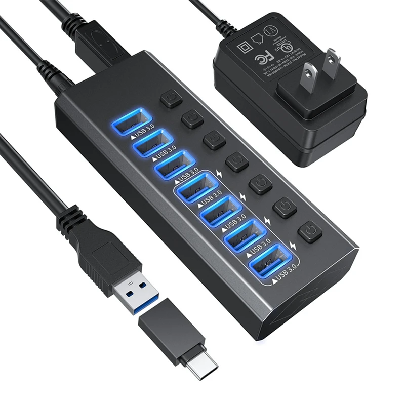 

Разветвитель USB для ноутбука и принтера, 7 портов