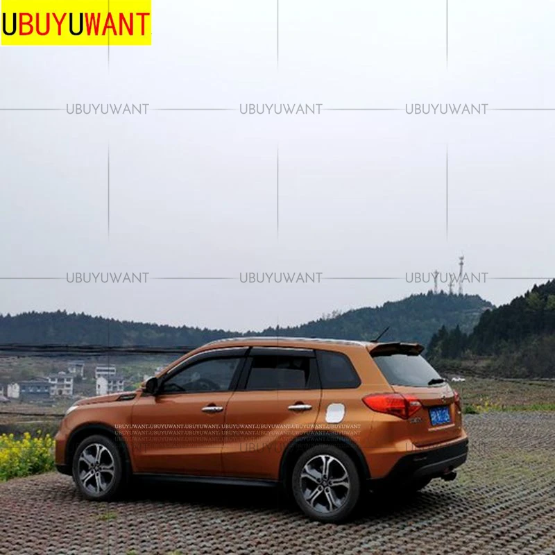 Voor Suzuki Voor Vitara 2016-2020 Auto Deel ABS Plastic Materiaal Kofferbak Wing Lip Spoiler Decoratie: Kofferdeksel Vleugels (Kleur : Red