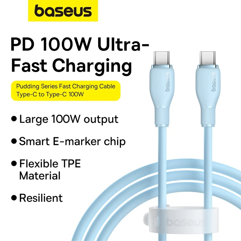 USB C Cable Fast Charging 100W 5A  E-Marker & Aluminum, iPhone 15  Compatible - uni