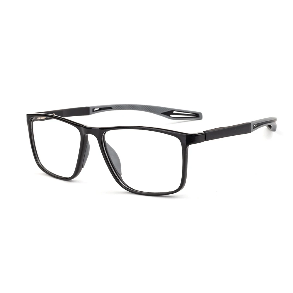 

Fashion Large Frame Sports Style TR90 Optical Frame Custom Photochromic Myopia Reading Glasses Prescription Lens