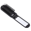 Plastic Folding Comb Portable Makeup Mirror Comb Foldable Massag Girl Bangs Fashionable Convenient  Carry On Bag Comb 1