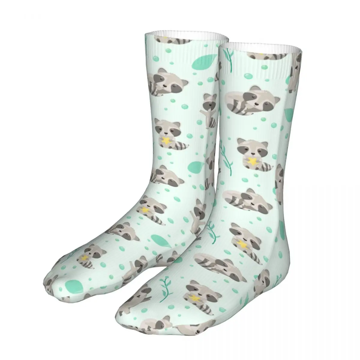 

Funny Raccoon Funny Women Socks 2022 Men Cartoon Cute Animal Cycling Sock