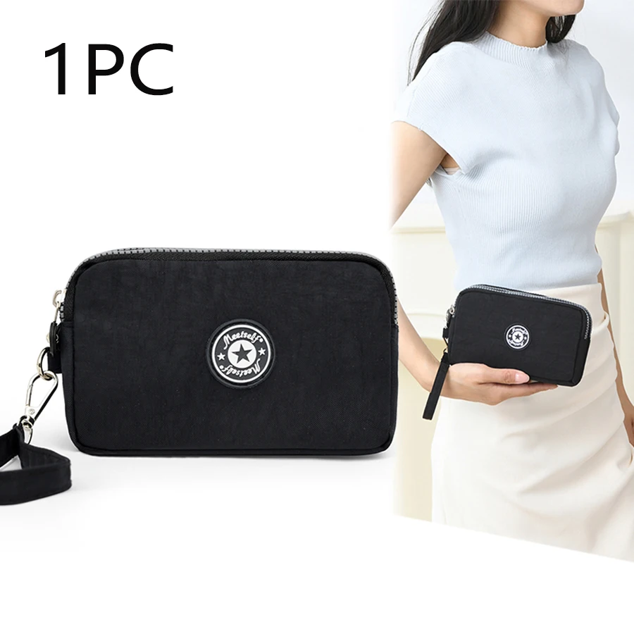 New denim coin purse waterproof cell phone bag card key organizer bag handbag